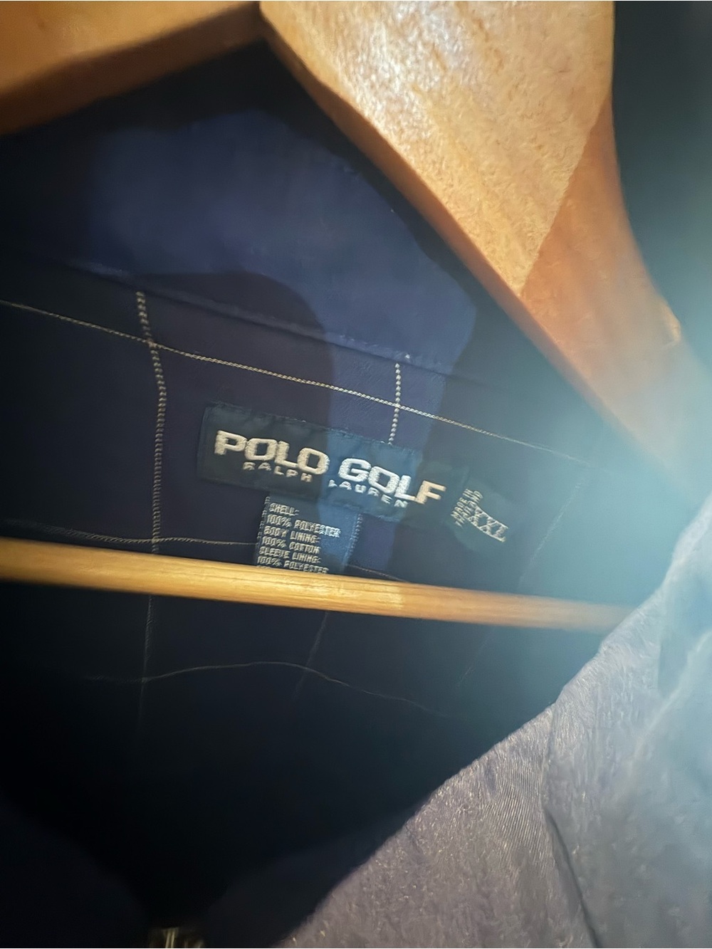 Polo Ralph Lauren Golf Navy Zip Bomber Jacket - Picture 3 of 5